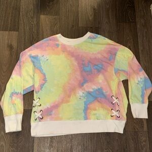 Secret Treasures Large Tie Dye Sweatshirt